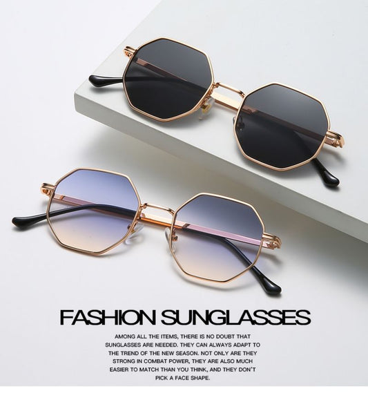 Polygon Metal Sunglasses