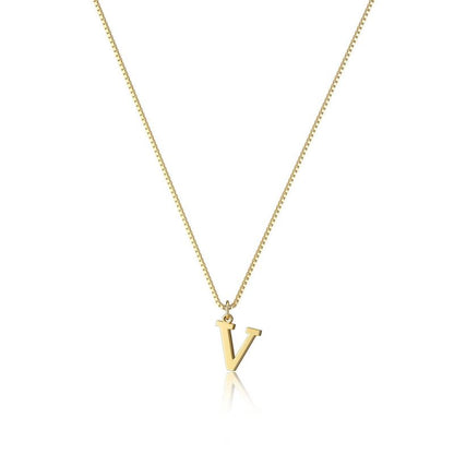 26 English Letter Minimalist Necklace