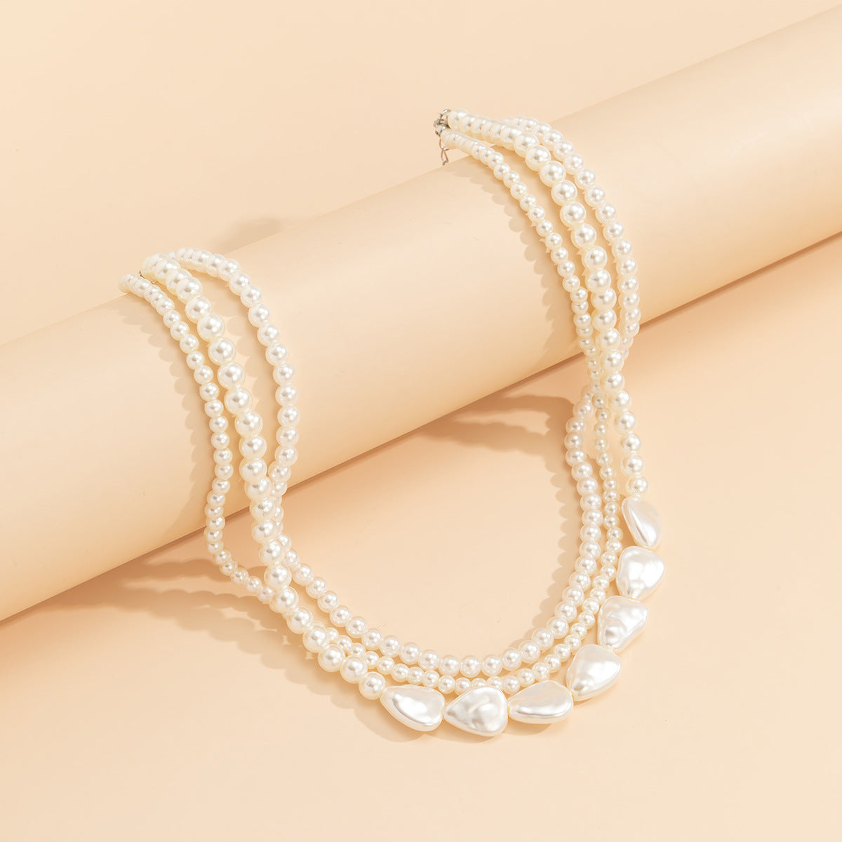 A Niche Round Bead Chain Versatile Necklace